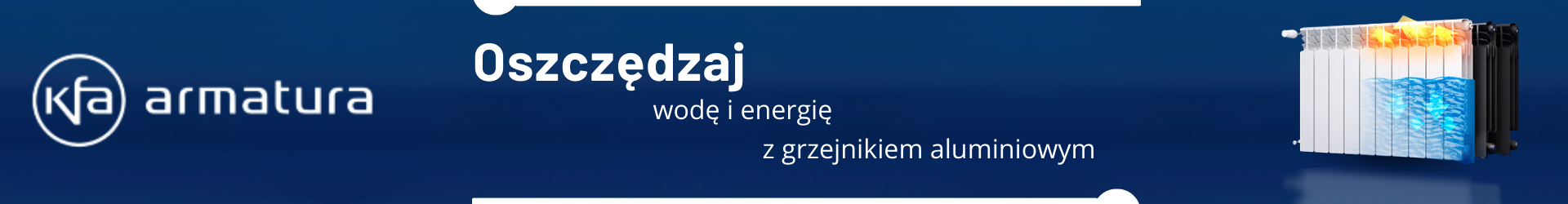 Baner zapraszający do aktualności KFA armatura 